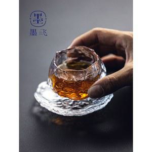 투명 유리 찻잔 커플 사케잔세트 위스키