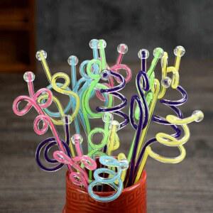 머들러 스틱 하이볼 칵 10개 23cm 주류 랜덤 길이