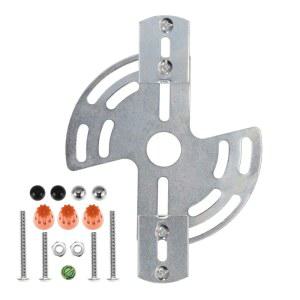 카노모 조명 조절 가능한 크로스바 키트 다기능 기구 플레이트 지지력 35파운드, 천장 가까이, 샹들리에, 1세트