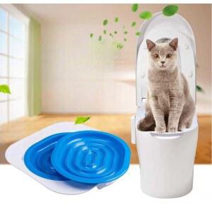 변기 배변커버 고양이 연습 조절 개방형 훈련키트 화장실