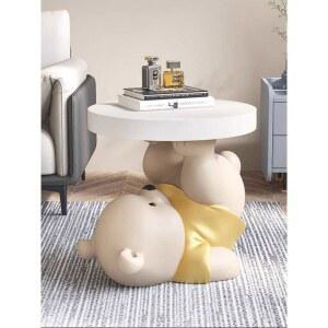 귀여운 곰돌이 거실 탁자 이사 캐비닛 V 장 소파 옆 선물 40cm /높이 침대