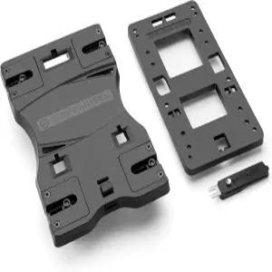 후면 랙용 퀵 릴리스 어댑터 플레이트 - DIY 맞춤형 랙 캐리어 범용 자전거 바구니 및 상단 케이스 마운팅