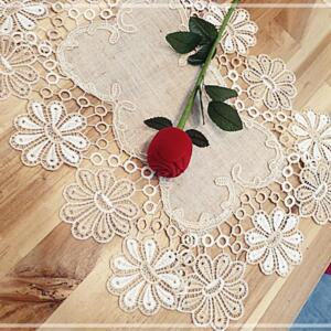 [2개구성] 수입 인테리어소품 테이블 레이스 고급스러운 럭셔리보 러너 사각 FAW9A0C2F