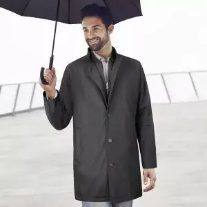 [하프클럽/] 이중여밈 하프코트 바바리 트렌치코트