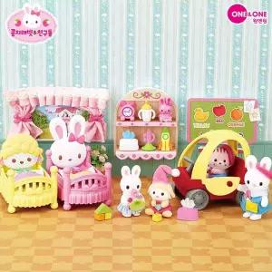 원앤원 콩지래빗 낮잠시간/장난감/키즈/인형/캐릭터/완구/놀이/동물/어린이/역할/선물/유아/세트/어린이집
