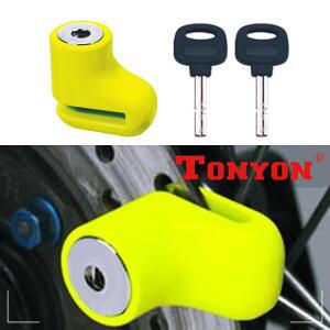 [2개구성] TONYON 톤욘107D 오토바이 브레이크 패드락 분리 자전거 QWB66014