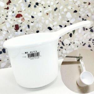 [2개구성] 일본 이노마타 비앙카 욕실 손잡이 플라스틱 다용도 탕 아기 바케스 물 바가지 목욕 EWEE5AB9