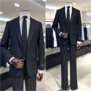 [백화점 정품] 레노마 SS 프리미엄 완판정장 25년신상 고급울 다계절 블랙스판정장 RRAISJ81A EK3653