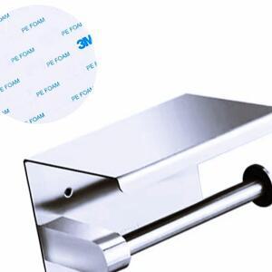 [2개구성] 화장실 두루마리 스텐 무타공 욕실 휴지걸이 IPWF3DE62