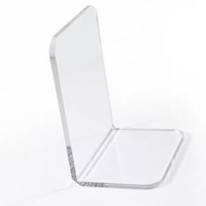 [2개구성] 투명 5T BE03_037 책장 책상 깔끔한 피스 pic 아크릴 북앤드 책 정리 꽂이 EWC6CED4