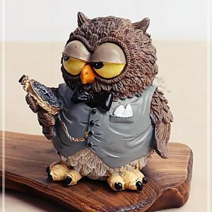 [2개구성] 디에스몰 신사 인형 미니어처 인테리어 장식 부엉품 부엉이 소품 LW14B9FB