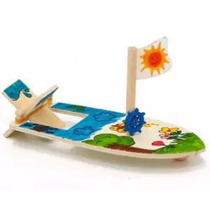 나무동력배 2개세트 동력배 고무동력 나무 여름만들기 배만들기 초등만들기 어린이만들기 유아만들기키트