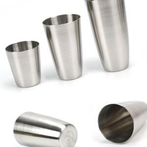 [2개구성] 304 음료컵 칵테일컵 1호 약 340ml 맥주컵 믹싱컵 스댕컵 스텐 아이스커피컵 이중컵 EWCF4220