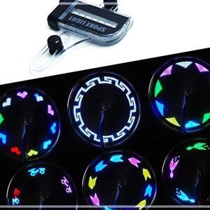 [2개구성] LED E 자전거 라이트 휠 싸이클 바퀴 IPWB07F2E