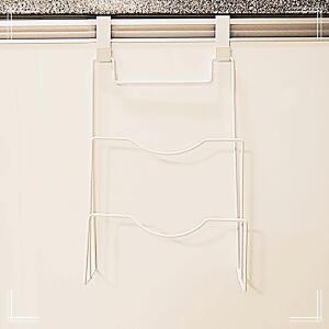 [2개구성] 냄비뚜껑 도어후크-화이트 주방 학교 교실 학원 관공서 도어훅 뚜껑대 꽂이 정리 도마 NWD1F233