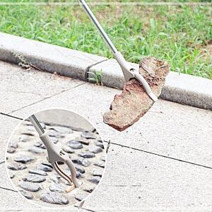 [2개구성] 신발 청소 휴지 정리 대형 쓰레기 만능 손잡이 철 다용도 집게 구두 83cm LWBBA50A