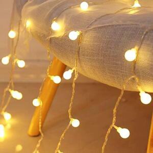 [2개구성] 인테리어 꼬마 전구 캠핑 알 무드등 감성조명 앵두 소품 크리스마스 80구 장식 LWFJF9BP