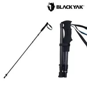 [백화점 정품] 블랙야크 BLACKYAK 남여공용 카본소재5단 등산스틱 폴딩카본스틱 120B 2BYSTXU908 GD