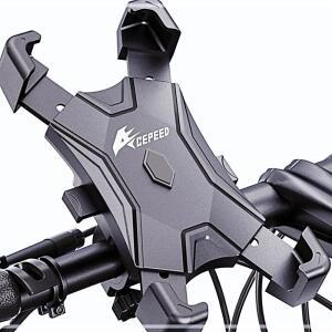 [2개구성] 블랙 스마트 자전거 원터치 핸드 휴대 품 폰 오토바이 거치대 용 KW8AA475