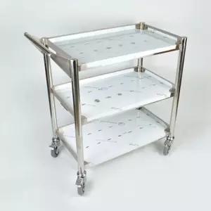 스텐 3단 서빙카트 식당 웨건 트롤리 업소용 카트