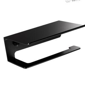 [2개구성] 모던 블랙 두루마리 각티슈 욕실용품 욕실 휴지 걸이 화장지 수납 EW9B57A6