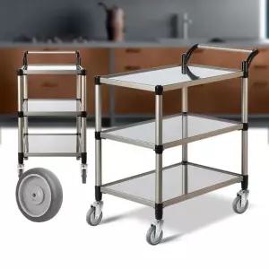 스텐 3단 중 서빙카트 웨건 식당 주방 병원 카트