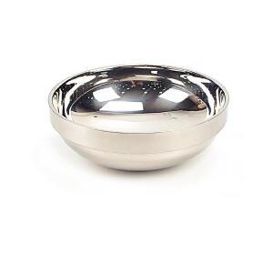 [2개구성] 키오 비빔기 업소용 그릇 우동기왕대-22.7cm 이중 냉면기 스테인레스 스텐 LW3C1EFA