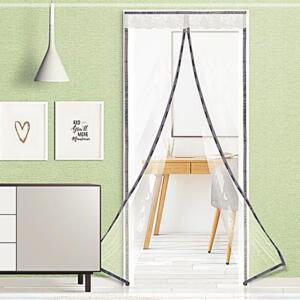 [2개구성] 주아카시아리빙 비닐 투명 외풍차단 바람막이 커튼 풍 한 보급형자석막90x210 방 LW98CEF0