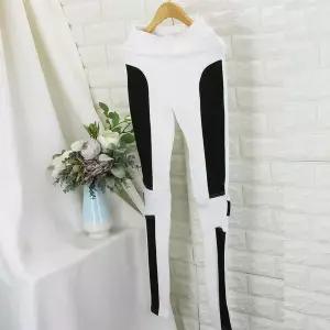 [하프클럽/]cco_곡선배색 레깅스POT 겨울바지,누빔바지,레깅스바지