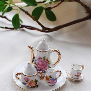 [2개구성] 리빙하임 테이블소품 데코소품 디테일 글로리아 찻잔세트 미니어처 인테리어 좋은 LW3F94C9