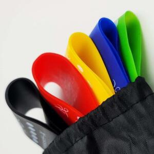 [2개구성] 스쿼트 5종 탄성밴드 힙딥밴드 탄성벨트 세트 AWFFNOLT