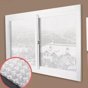 방한 에어캡 결로방지 보온 유리창 창문 단열 시트 다용도 겨울 문풍지 절약 용품 비닐 난방 문틈 외풍