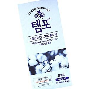 동아제약 템포 레귤러 8P x 6개 여성용품 체내형 사용이편리한 깔끔하고편리 생리대세트 탐폰 KW9C6DCF