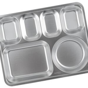 [2개구성] 디디샵 식판 4 설거지 그릇 가성비 스테인레스 스테인리스 스텐 찬 EWC70CC0