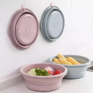 대형 접이식 세수대야 욕실 휴대용 다용도 폴딩 바스켓_24598624