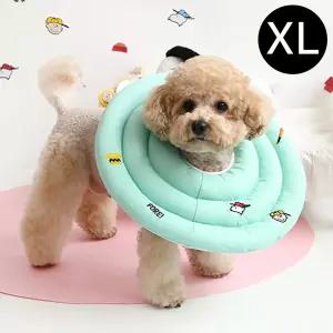 패리스독 피너츠 아이콘 넥카라 민트 XL 강아지넥카라 넥쿠션 애완견넥카라 고양이넥카라