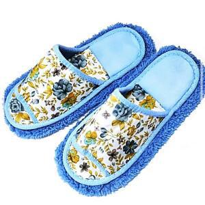 [2개구성] 블루 슬리퍼 극세사 청소실내화 청소 학교 교실 학원 관공서 걸레 KW6842D1