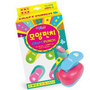 [2개구성] 모양펀치 소 6종 1cm 꾸미기펀칭 펀칭기 종이나라 모양펀칭 AEW6D2363