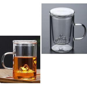 [2개구성] 뚜껑컵 내열 필터컵 선물 커피 찻 티 차 DUWD23857