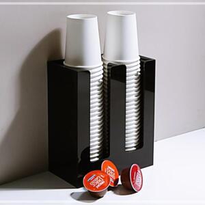 [2개구성] HICKIES 오피스 탕비실 종이 정리보관 사무실 홀 카페 커피 컵 2열심플디스펜서 LWF9541C