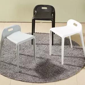 야외용 간이 의자 야외 테라스 정원 플라스틱 보조 의자 낮은 피피소재 손잡이 접이식 휴대용 적재형