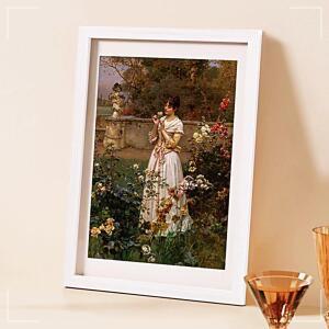 [2개구성] 글로벌티엔티 A4 사이즈 화이트 인테리어 그림 고급 프레임 상장 우드 액자 QWF4AEAA