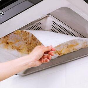 [2개구성] 가림망 기름튐방지 부직포커버 필터 환풍기 렌지 청소 주방 교체 후드 QWDE2416