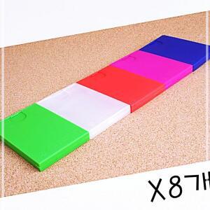 [2개구성] 컬러 명함 케이스색상랜덤X8개 신용 수납 학교 교실 학원 관공서 카드 KW7AA9AA