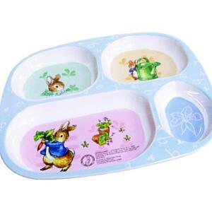 [2개구성] 피터래빗 24cm 식기 나눔접시 집 그릇 가정용 식판 IPWAE0496