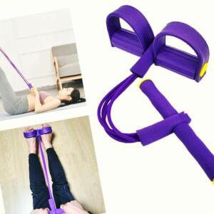 [2개구성] 홈트레이닝 4라인 퍼플 스트레칭밴드 튜빙밴드 요가밴드 밴드그립바 풀업밴드 AEWEE5AE2