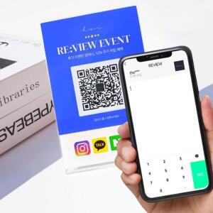 [2개구성] A4 사이즈 스탠드 판넬세로형 메뉴판 안내 배너 아크릴 AEWF68888