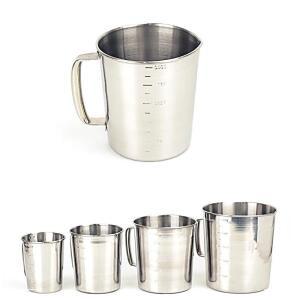 [2개구성] 대용량 계량비커 14.3x16cm 2리터 물 주방 큰 베이킹 제빵 손잡이 요리 비커 AWAC5055