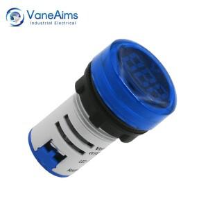 호환 DC 전압계 VaneAims LED 디지털 아날로그 디스플레이 미터 4-100V 22mm 측정 장비 FXB16-22DSV+