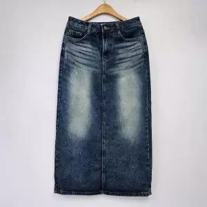 아이우먼 시티워싱면데님롱스커트 LOS804M409 빅사이즈 (19766284A)